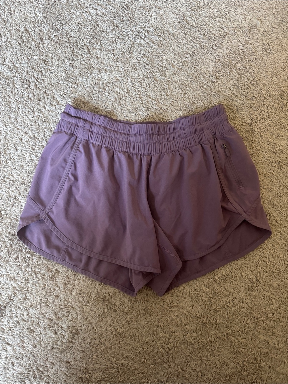 lululemon athletica Mauve Layered Athletic Shorts / B54